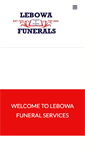 Mobile Screenshot of lebowafunerals.co.za